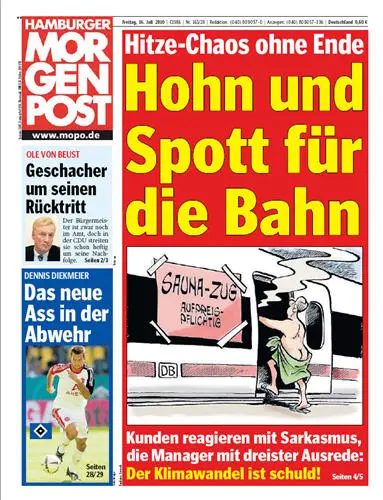 Hamburger Morgenpost vom 16 Juli 2010