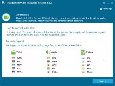 ThunderSoft Video Password Protect 3.0.0