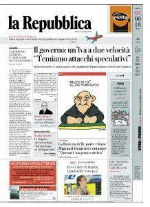 la Repubblica - 5 Agosto 2018