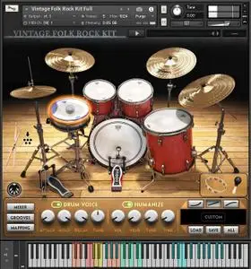 Drumdrops Vintage Folk Rock Kit KONTAKT