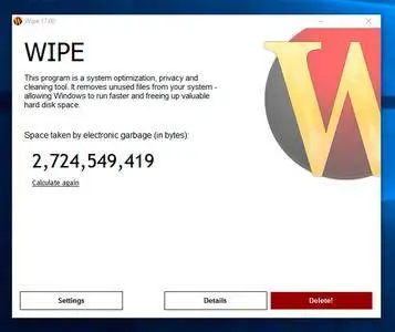 Wipe Pro 17.05 + portable