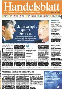 Handelsblatt vom 30 Juni 2013