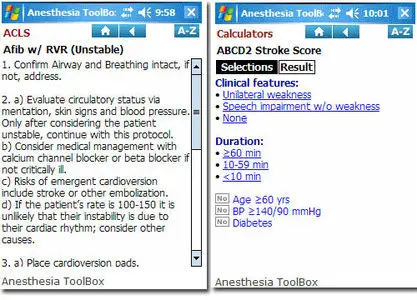 Anesthesia ToolBox v7.0