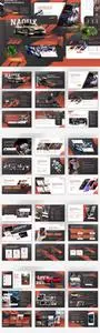 Naoux - Automotive Marketing Powerpoint, Keynote and Google Slides Template