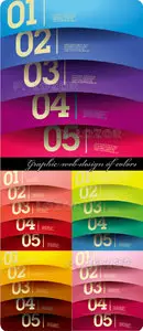 Graphic web-design of colors