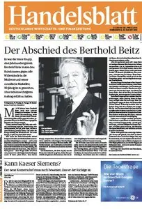 Handelsblatt vom 01 August 2013