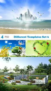 PSD - Different Templates Set 6