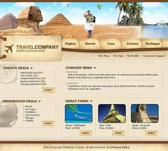 TM Flash Template 2352 Travel