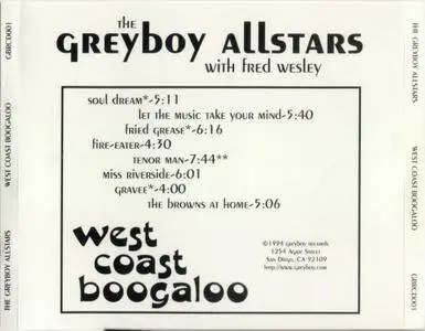 The Greyboy Allstars with Fred Wesley - West Coast Boogaloo (1994) {Greyboy Records GBRCD001}