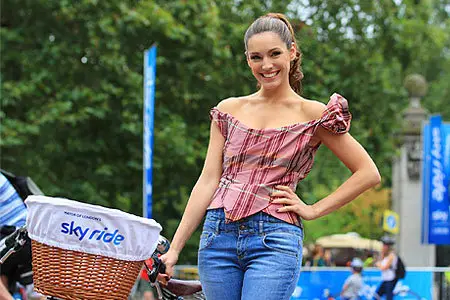 Kelly Brook - Sky Ride event in London 9-5-10