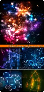 Abstract vector background set 065