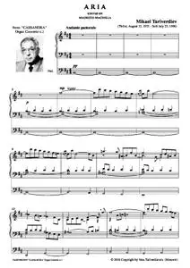Aria from Organ Concerto n.1 "Cassandra"