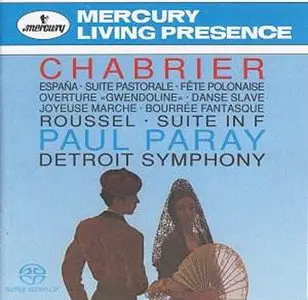 Detroit SO, Paray - Paray conducts Chabrier And Roussel {Mercury Living Presence} [Hybrid SACD: PS3 SACD Rip & EAC CD Rip]