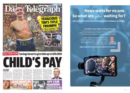 The Daily Telegraph (Sydney) – March 13, 2023