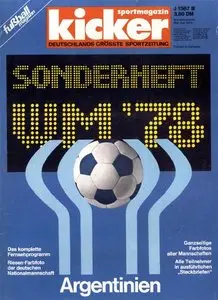 Kicker Magazin Sonderheft Fussball WM 1978