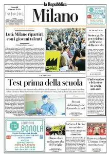 la Repubblica Milano - 6 Agosto 2020