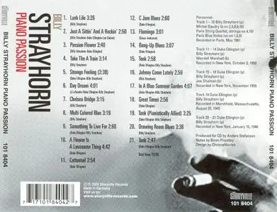 Billy Strayhorn - Piano Passion (2005)