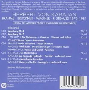 Herbert Von Karajan - Brahms, Bruckner etc. - Orchestral Recordings From Germany & Austria (1970-1981) (2014)