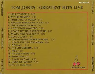 Tom Jones - Greatest Hits Live (1994) {Chartbusters}