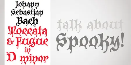 P22 Spooky Font