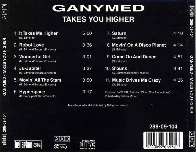 Take me higher перевод. Ganymed takes you higher 1978. Ganymed 1978. Группа Ганимед. Ganymed дискография.