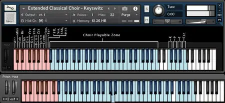 Best Service Extended Classical Choir Keyswitched KONTAKT