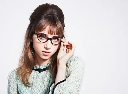 Zoe Kazan - Warby Parker Leith Clark Collection 2013