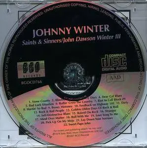 Johnny Winter - Saint And Sinners (1974) + Johnny Dawson Winter III (1974) 2 LP on 1 CD, Remastered 2007