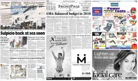 Philippine Daily Inquirer – July 02, 2008
