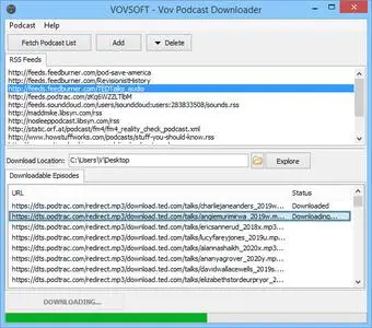 VovSoft Podcast Downloader 3.0