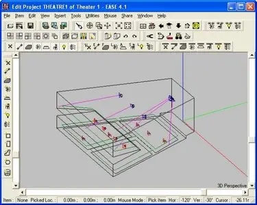 EASE 4.1.0.7 (Electro-Acoustic Simulator for Engineers)