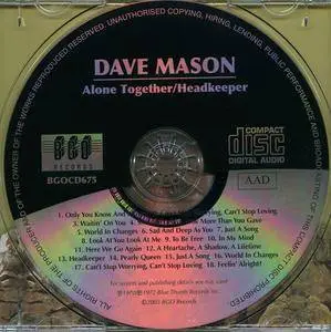 Dave Mason - Alone Together (1970) + Headkeeper (1972) [2 LP on 1 CD, Remastered 2005]