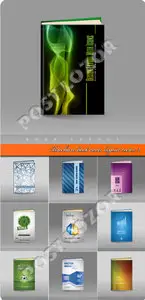 Brochure book cover layout vector 2