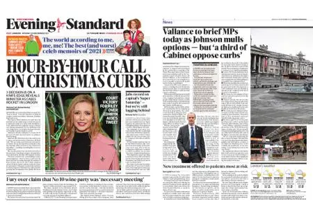 London Evening Standard – December 20, 2021
