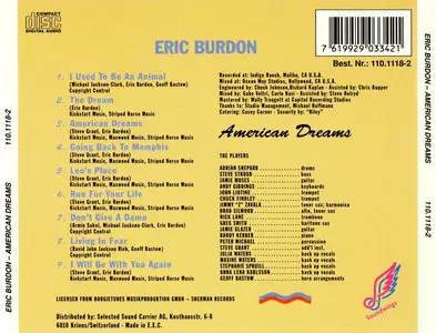 Eric Burdon – American Dreams (2003)
