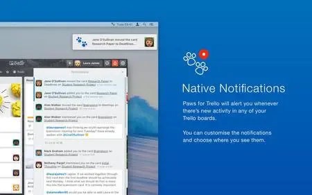 Paws for Trello 2.2.2 Multilingual Mac OS X