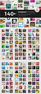 CreativeMarket - 140+ Instagram Templates