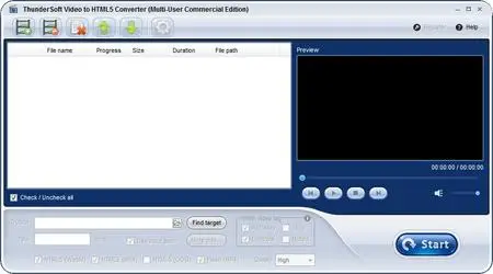 ThunderSoft Video to HTML5 Converter 4.5.0