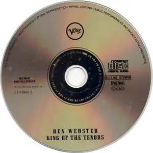 Ben Webster - King of Tenors (1954) Reissue 1993