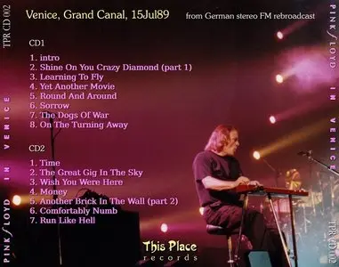Pink Floyd - Live In Venice 1989-07-15 (MOB Remaster) (1989)