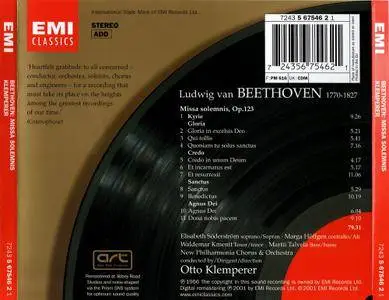 Otto Klemperer - Beethoven: Missa Solemnis (2001)