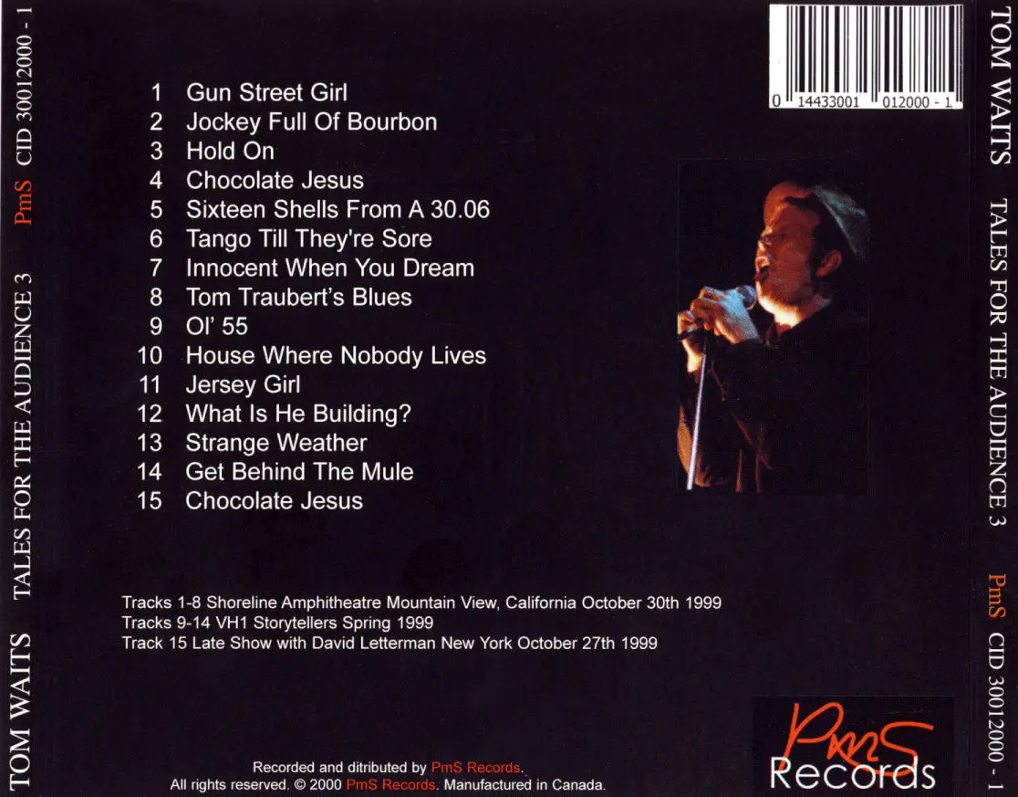 Tom Waits – Tales For The Audience Part 3 (1999)