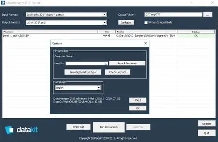 DATAKIT CrossManager 2018.4 (build 2018-10-05)