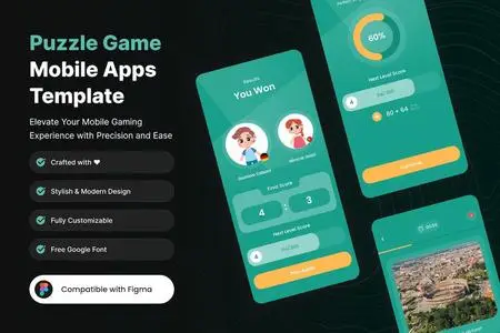Puzzle Game Mobile App Template