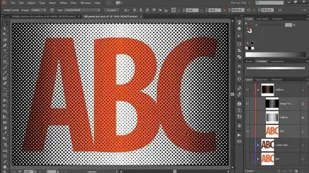 Designing Gradient Dot Patterns with Illustrator