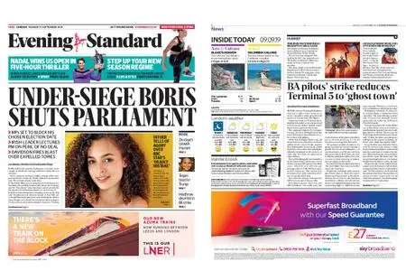 London Evening Standard – September 09, 2019
