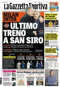 La Gazzetta dello Sport comprese tutte le edizioni locali (Roma, Milano, Sicilia, Puglia) - 31.01.2016