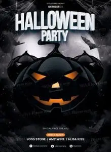 Halloween Party PSD Flyer Template