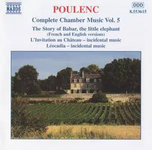 Poulenc - Complete Chamber Music, Vol.5 - Alexandre Tharaud et al. (2000) {Naxos 8.553615}