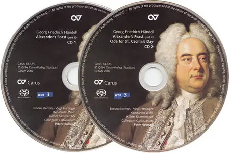 George Frideric Handel - Alexander's Feast & Ode For St- Cecilia's Day {2x Hybrid-SACDs // PS3-ISO}